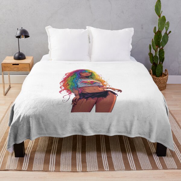 Item preview, Chica psicodélica de Goa con psytrance designed and sold by VDDDesign.