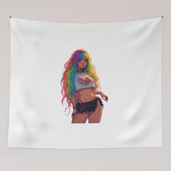 Item preview, Trippy Goa Psytrance Girl designed and sold by VDDDesign.