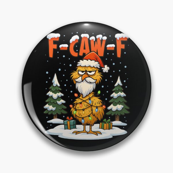 Item preview, Pollo F-Caw-F Pollo FCAWF Luz de Navidad Gorro de Papá Noel designed and sold by JeniiArt.