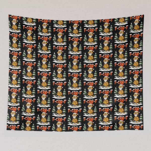 Item preview, Pollo F-Caw-F Pollo FCAWF Luz de Navidad Gorro de Papá Noel designed and sold by JeniiArt.