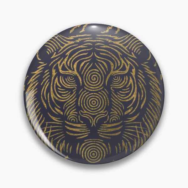 Item preview, Tigre - stylized illustration of swirling lines and tribal-style designed and sold by Jani-art-world.