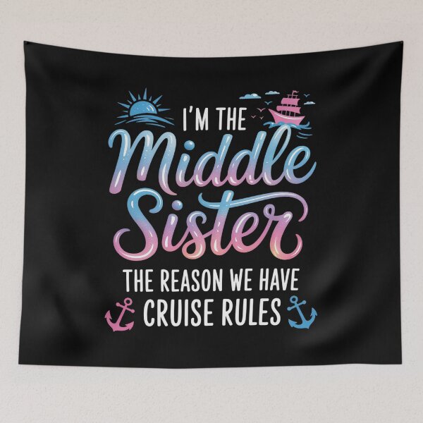 Item preview, Middle Sister Cruise Rules Matching designed and sold by JonGogue.