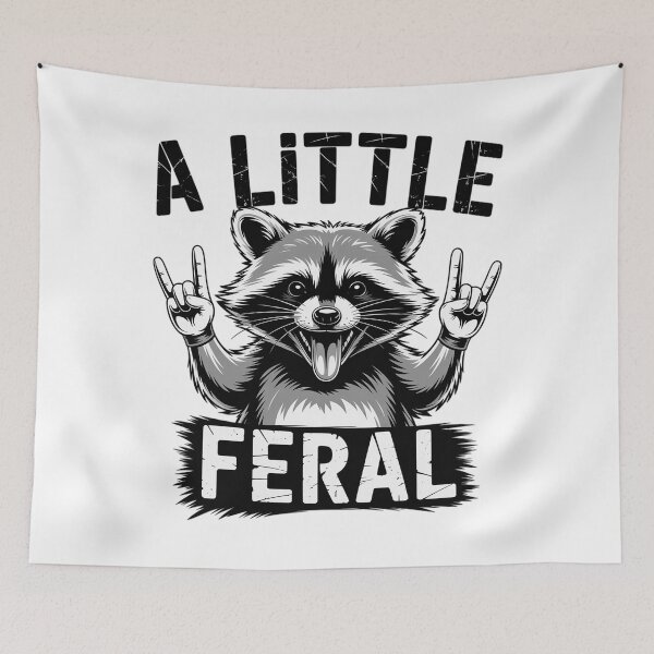 Item preview, Raccoon A Little Feral designed and sold by MaryoKing.