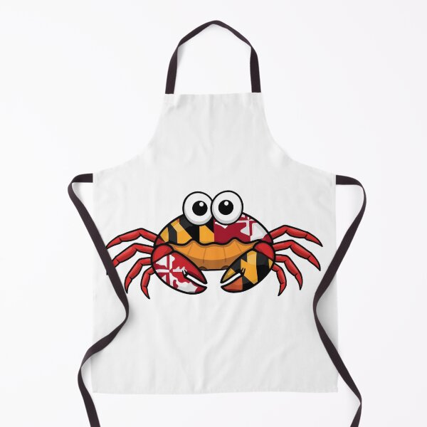 Item preview, Maryland Flag Crab Cartoon | Cute Chesapeake Bay Blue Crab Art | Maryland Pride Gift designed and sold by Kaehaniz.