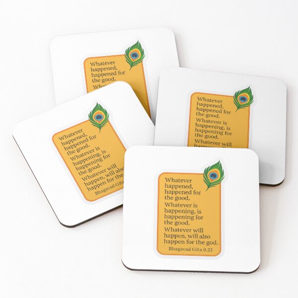 Item preview, Bhagavad Gita Life Quote – Everything Happens for Good Sticker designed and sold by InnerDivineSoul.