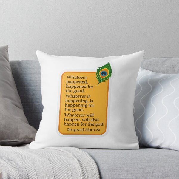Item preview, Bhagavad Gita Life Quote – Everything Happens for Good Sticker designed and sold by InnerDivineSoul.