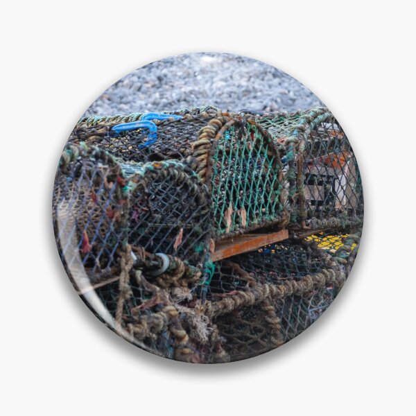 Item preview, Crab and lobster pots on the beach designed and sold by yackers1.