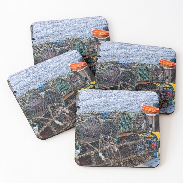 Item preview, Crab and lobster pots on the beach designed and sold by yackers1.