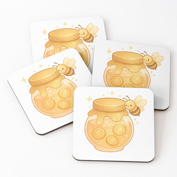 Item preview, Golden Honey Jar of Wealth Sticker | Sweet Abundance Energy | Feminine Prosperity Charm | Pastel Spiritual Aesthetic designed and sold by HerDreamCodes.