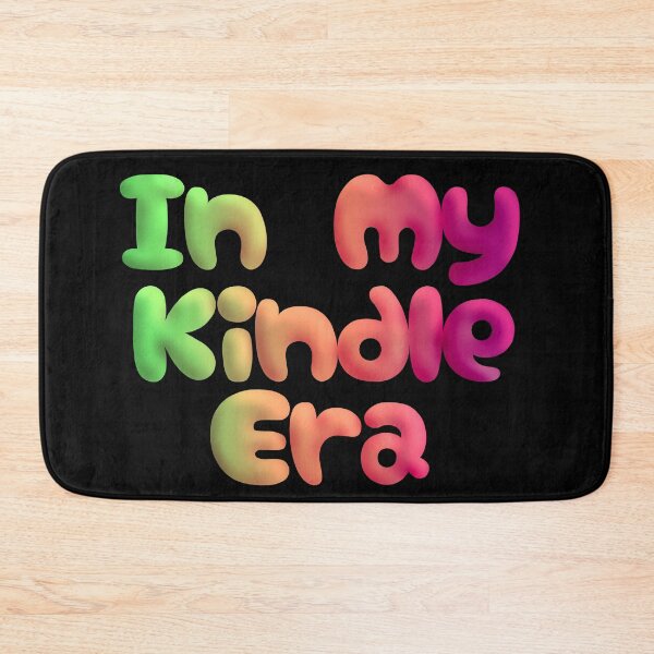 Item preview, In My Kindle Era – Neon Bright Bubble Letter Bookish Design designed and sold by Petal & Flame.
