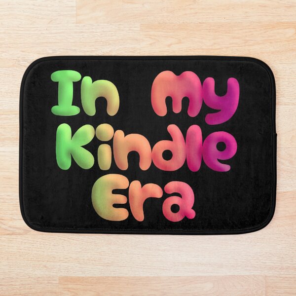 Item preview, In My Kindle Era – Neon Bright Bubble Letter Bookish Design designed and sold by Petal & Flame.