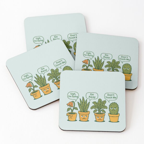 Item preview, TALKING PLANTS Funny Grumpy Potted Plants Conversation Comic designed and sold by davidjulie.