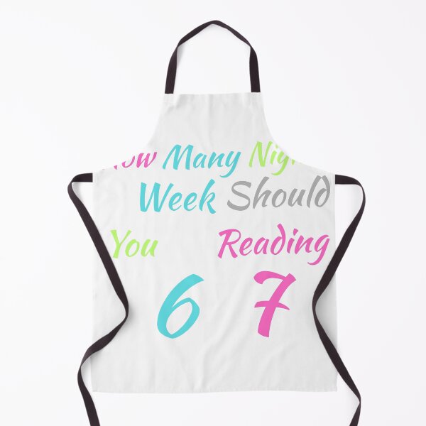 Item preview, How Many Nights A Week Should You Be Reading 6 7 T‑Shirt – Book Lover Meme, Reading Habit Tee, Study Motivation, Cozy Lit Aesthetic designed and sold by GAIDREDA.
