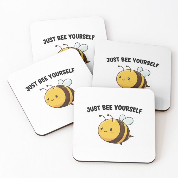 Item preview, Funny Bee Pun Just Bee Yourself Cute Insect designed and sold by StickyGuys.