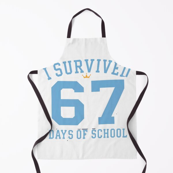 Item preview, I Survived 67 Days of School T‑Shirt – Funny Teacher & Student Meme, Classroom Milestone, End‑of‑Term Humor designed and sold by GAIDREDA.