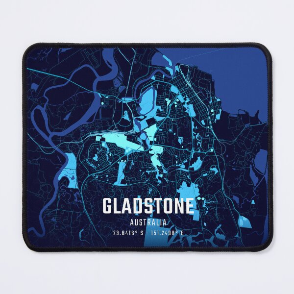 Item preview, Gladstone Midnight City Map designed and sold by HomeLivingCo.