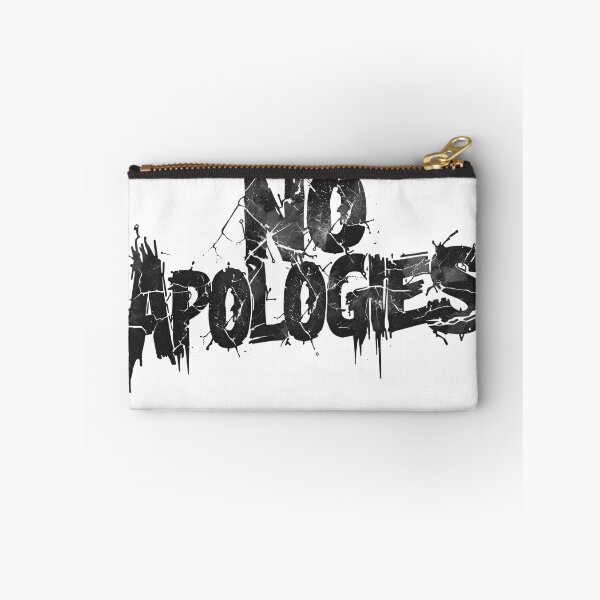 Item preview, No Apologies – Bold Biker Rebel Typography Design designed and sold by MotoRebel.