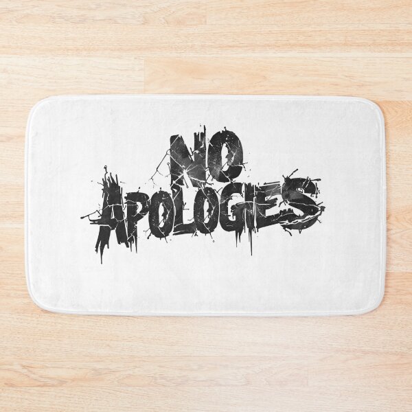 Item preview, No Apologies – Bold Biker Rebel Typography Design designed and sold by MotoRebel.