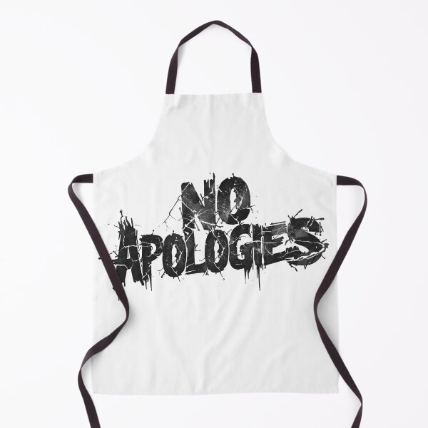 Item preview, No Apologies – Bold Biker Rebel Typography Design designed and sold by MotoRebel.