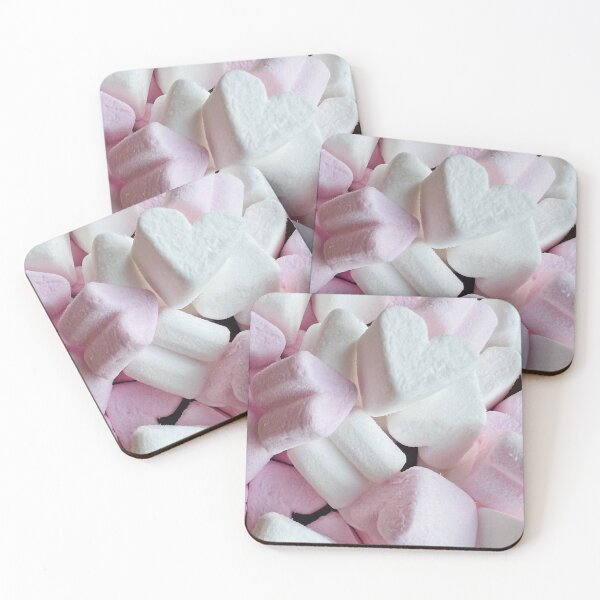Item preview, Heart Pink and White Marshmallows designed and sold by MichelleSylvie.