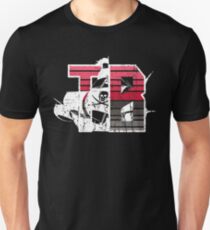 TAMPA BAY - TB - DISTRESSED DESIGN WITH TB FOR TAMPA BAY AND A PIRATE SHIP Unisex T-Shirt