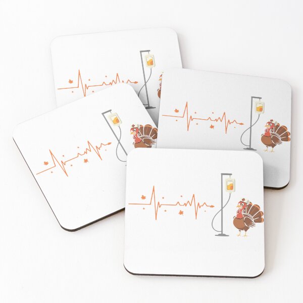 Artikelvorschau, Herzschlag-Truthahn-Krankenschwester-Thanksgiving-T-Shirt – Niedliche EKG-Linie, Herbsthumor für Krankenschwestern, Style für die Feiertagsschicht, T-Shirt für medizinisches Fachpersonal entworfen und verkauft von GAIDREDA.