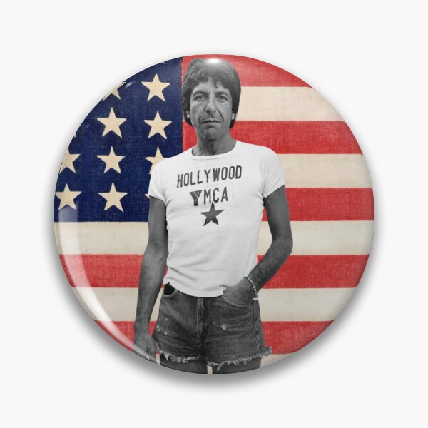 Item preview, Leonard Cohen Booty Shorts American Flag designed and sold by cowboycaviar7.