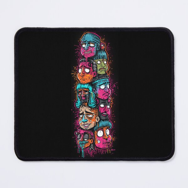 Item preview, Stacked Colorful Faces - Graffiti Street Art Design designed and sold by PLUSHIWORLDtm.