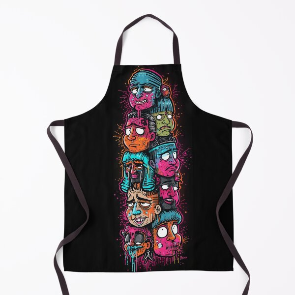 Item preview, Stacked Colorful Faces - Graffiti Street Art Design designed and sold by PLUSHIWORLDtm.