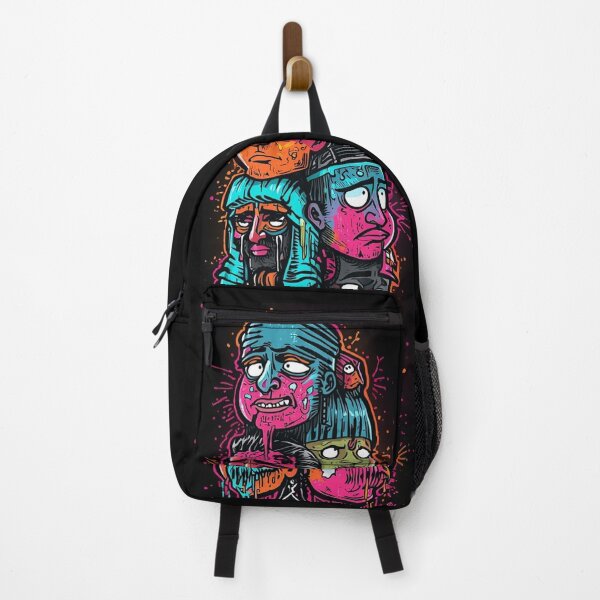 Item preview, Stacked Colorful Faces - Graffiti Street Art Design designed and sold by PLUSHIWORLDtm.