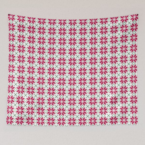 Item preview, Fair Isle Poinsettia designed and sold by LMHDesigns.