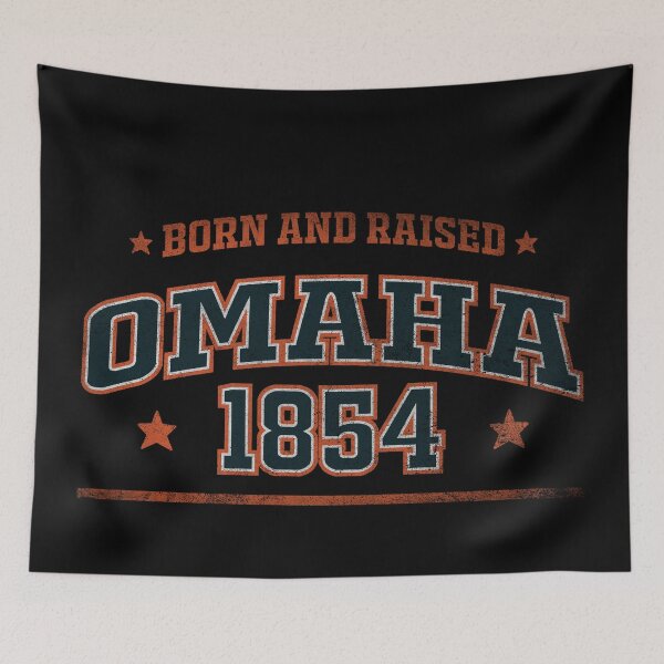 Item preview, Omaha, born and raised designed and sold by HB Shirts.