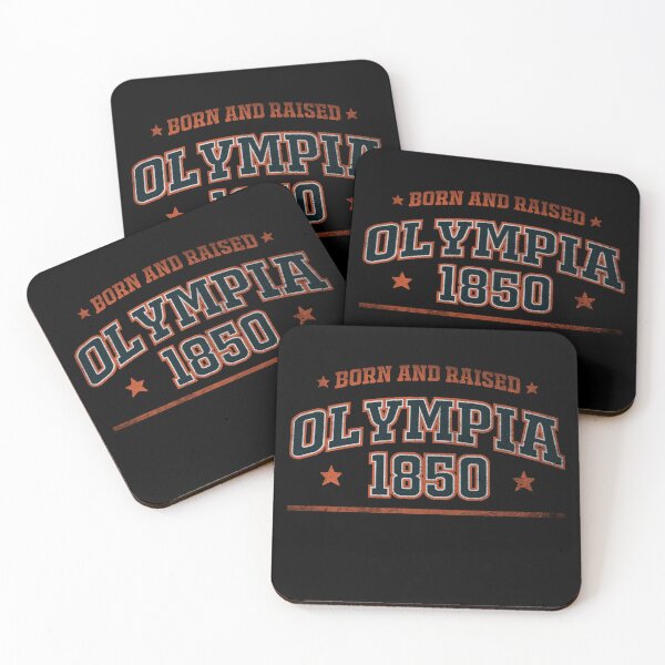 Item preview, Olympia, born and raised designed and sold by HB Shirts.