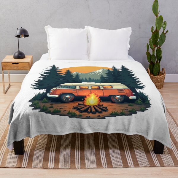 Item preview, Colorado Camping Design Art | Retro Van Camping Graphic Gift designed and sold by Katedesignz.
