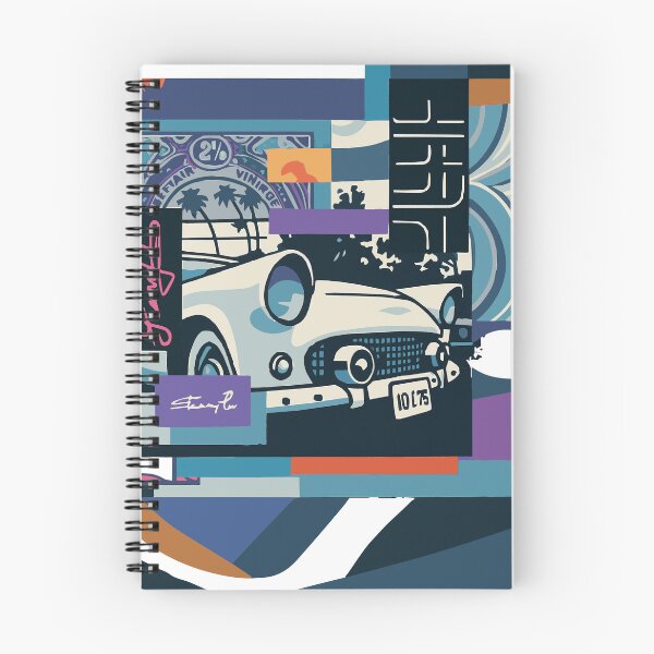Item preview,  retro car collage designed and sold by JMcdesigner.