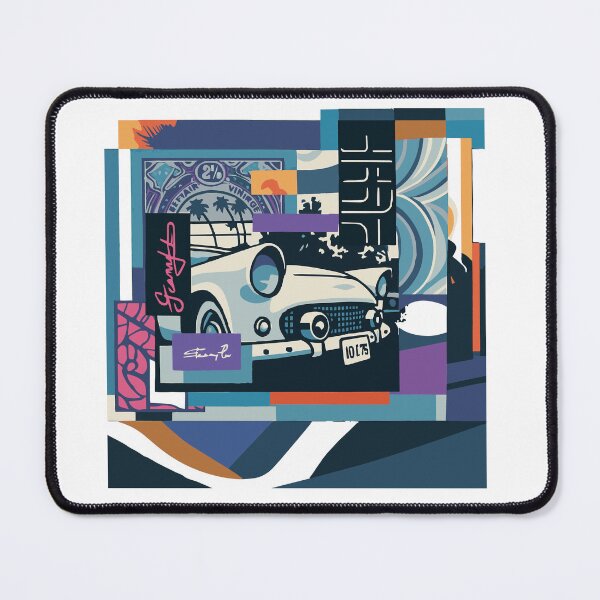 Item preview,  retro car collage designed and sold by JMcdesigner.