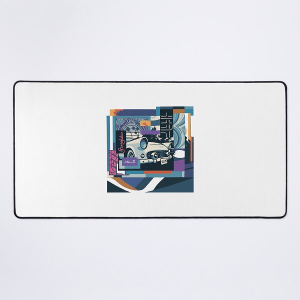 Item preview, retro car collage designed and sold by JMcdesigner.