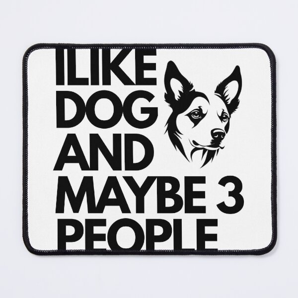 Item preview, Funny dogs T-Shirt: I like dog and maybe 3 people designed and sold by marvancatquotes.