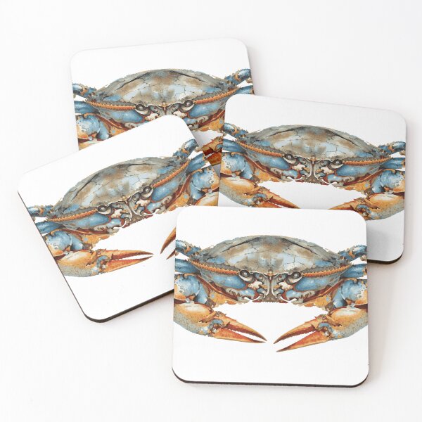 Item preview, Watercolor Blue Crab Art | Chesapeake Bay Maryland Coastal Decor | Nautical Beach Gift Design designed and sold by Kaehaniz.