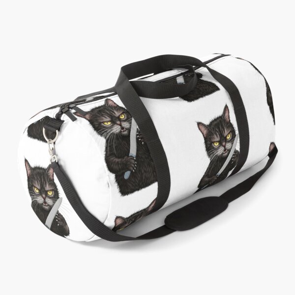 Item preview, Angry Black Cat Holding Knife Gangster Style designed and sold by TeeARTHY.