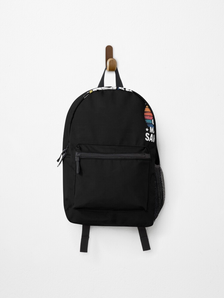 Thumbnail 1 of 3, Backpack, Fluent in Pi Math and Sarcasm , Nerdy Math Humor designed and sold by lilLilaBatArt.