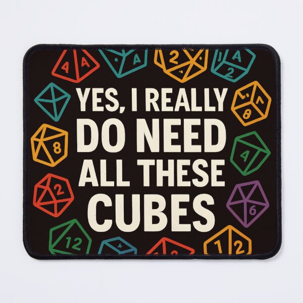Item preview, Yes, I really do need all these cubes - Cube Solving designed and sold by hemagamo.