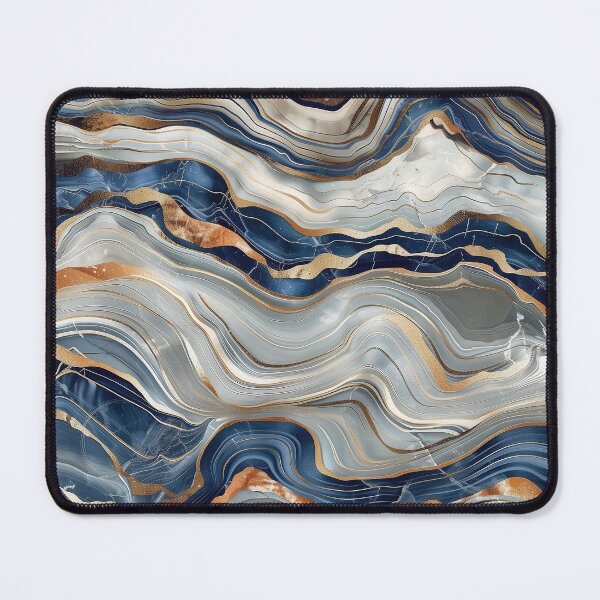 Item preview, Blue Waves Marble designed and sold by Letteraddicted.