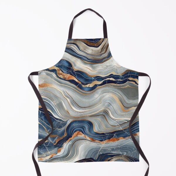 Item preview, Blue Waves Marble designed and sold by Letteraddicted.