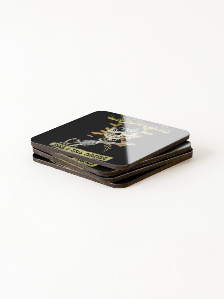 Thumbnail 4 of 5, Coasters (Set of 4), CINDERELLA ROCK BAND designed and sold by randallrigney.