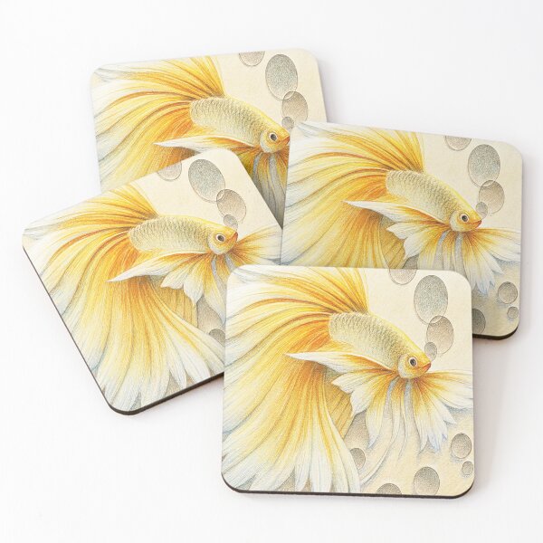 Item preview, Goldfish swim in the water, showing off beautiful tails designed and sold by DinsignStudio.