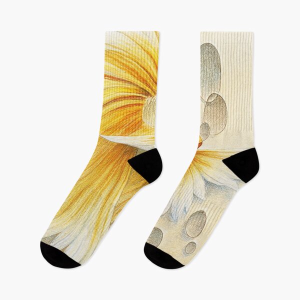 Item preview, Goldfish swim in the water, showing off beautiful tails designed and sold by DinsignStudio.