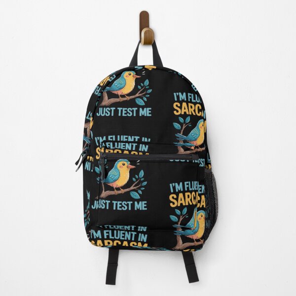 Item preview, Fluent in Sarcasm Just Test Me Quote designed and sold by ClassicAnthony.