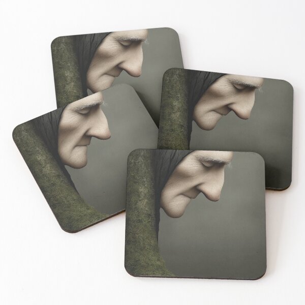 Item preview, Quiet Solitude Tree Man - Gothic Sorrow and Resilience Art designed and sold by Carlos Restrepo.