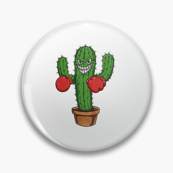 Item preview, Funny Boxer Cactus Wearing Red Boxing Gloves designed and sold by TeeARTHY.
